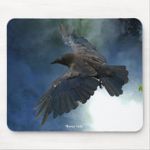 Naturaleza y fauna Mousepad de la CAÍDA del CUERVO