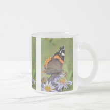 Naturaleza y la mariposa tazas