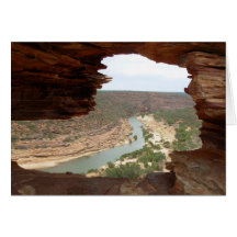 Nature's Window in Kalbarri National Park Grußkarte