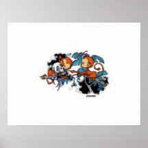Naughtymonks, Skullpoke Poster
