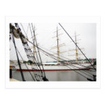 Nave alta blanca - postal