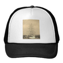 Nave alta que incorpora la sepia de Mahon Gorro De Camionero