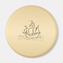 Nave de pirata imán para frigorífico