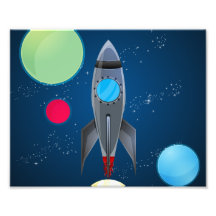 Nave de Rocket del espacio exterior Arte Con Fotos