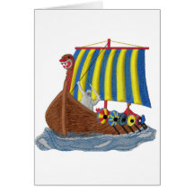 Nave de Viking del sueco Tarjeta