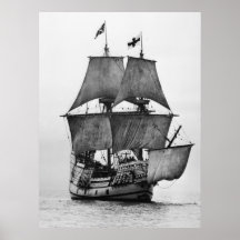 Nave del vintage poster