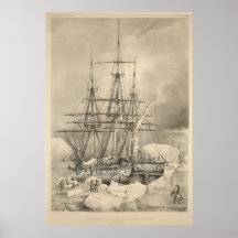 Nave en hielo posters