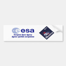 Nave espacial de Rosetta Pegatina De Parachoque
