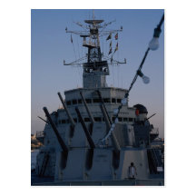 Nave histórica "HMS, Belfast-Londres" de la marina Postales