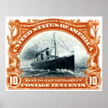 Navegación de océano rápida 1901 posters