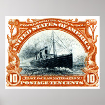 Navegación de océano rápida 1901 posters