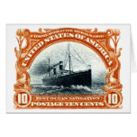 Navegación de océano rápida 1901 tarjeton