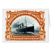 Navegación de océano rápida 1901 tarjeton