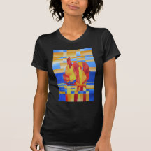 Navegación en los siete mares tan azules camisetas