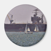 Naves de los barcos de portaaviones imán