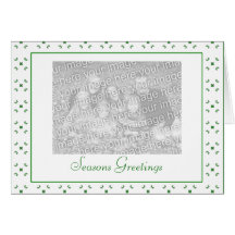 Navidad adaptable/foto de Jánuca - modificada para Tarjetas