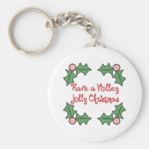 Navidad alegre del voleo de VolleyChick Llavero