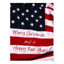 Navidad americano que saluda tarjetas postales