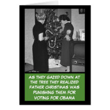 Navidad anti divertido de Obama Felicitaciones