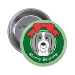 Navidad barbudo del collie pins