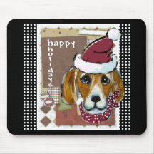 NAVIDAD BEAGEL ALFOMBRILLAS DE RATÓN