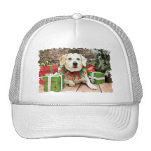 Navidad - beagle X - máximo Gorro De Camionero
