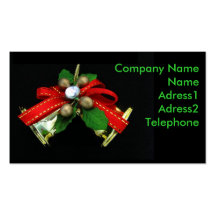 Navidad Belces Tarjeta De Negocio
