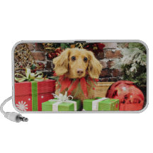 Navidad - Dachshund - BO iPhone Altavoz