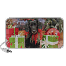 Navidad - Dachshund - lirio Sistema Altavoz