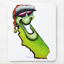 Navidad de California Tapetes De Ratón