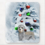 Navidad de Dandie Dinmont Terrier Alfombrillas De Raton