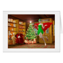 Navidad de hadas felicitacion 
