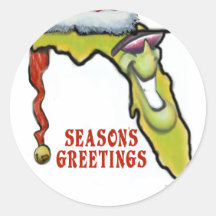 Navidad de la Florida Pegatina