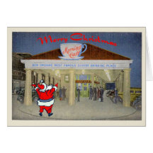 Navidad de la llamada de mañana tarjeton