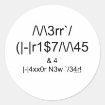 Navidad de LEET Pegatina