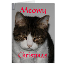 Navidad de Meowy - tarjeta de felicitación del día