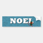 Navidad de Noel Etiqueta De Parachoque