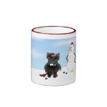 Navidad de Terrier del escocés Taza