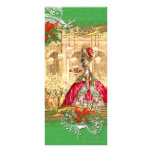 Navidad de Versalles de la fiesta del té de Marie  Tarjetas Publicitarias A Todo Color