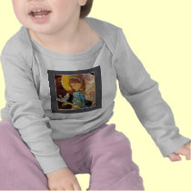 Navidad del ángel y de la paloma del renacimiento camisetas