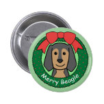 Navidad del beagle pin