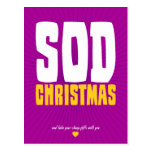 Navidad del césped tarjeta postal