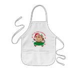 Navidad del chica del mono 1r delantales