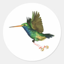 Navidad del colibrí etiquetas  