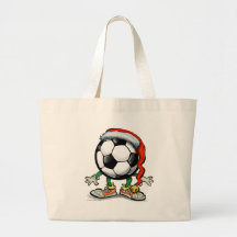 Navidad del fútbol bolsas de mano