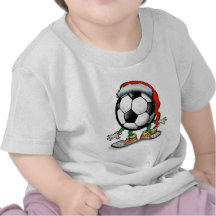 Navidad del fútbol camisetas