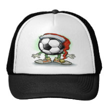 Navidad del fútbol gorras
