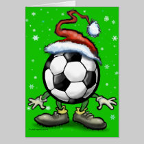 Navidad del fútbol tarjetas