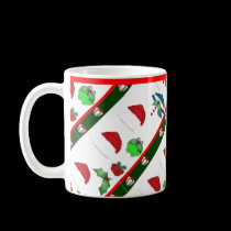 Navidad del gorra de Santa tazas