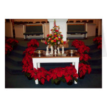 Navidad del Poinsettia Felicitación